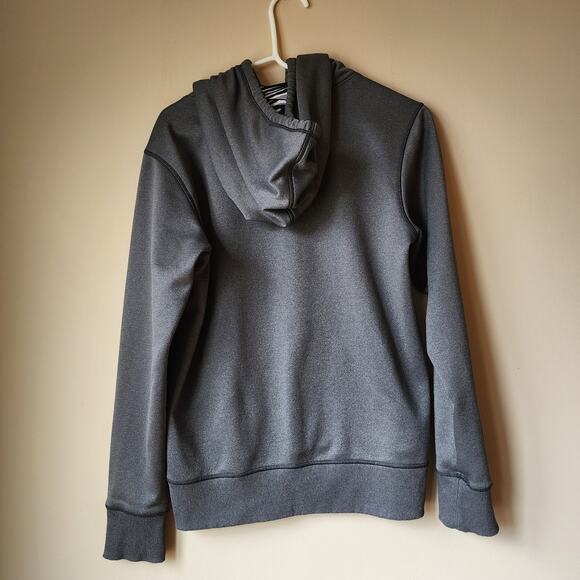 Under Armour Storm Sweatshirt Womens Size Small Hoodie Gray Drawstring - Picture 6 of 8